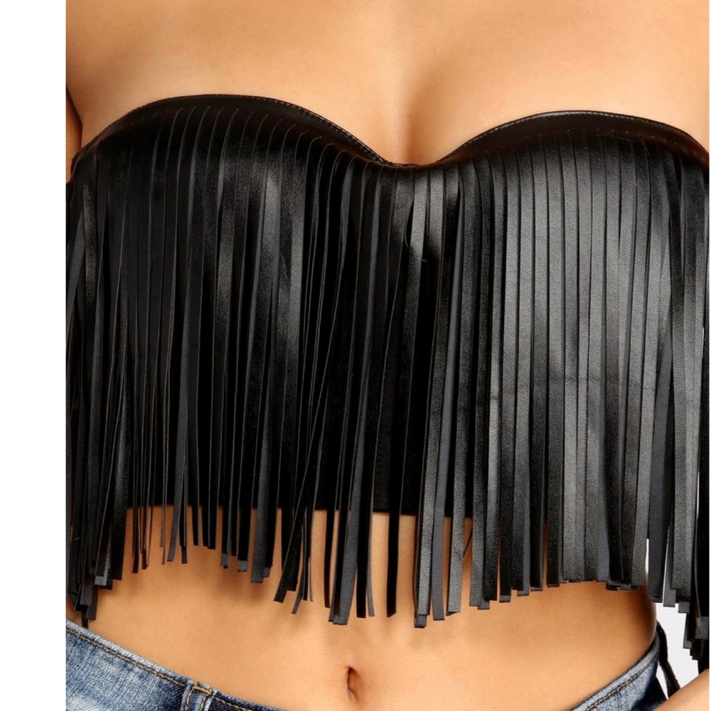 Black bustier
